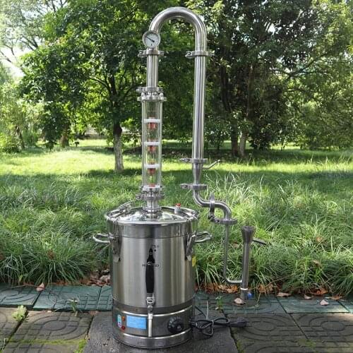 HOOLOO CT20s/CT20sP Household Crystal Tower Brewing Machine Rectification Brewing Equipment Gin Whiskey Brew Distiller
