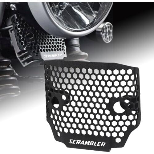Motorcycle Pillion Removal Kit Radiator Grille Cover For Street Scrambler 2017 2018 2019 2020 2021 StreetScrambler logo