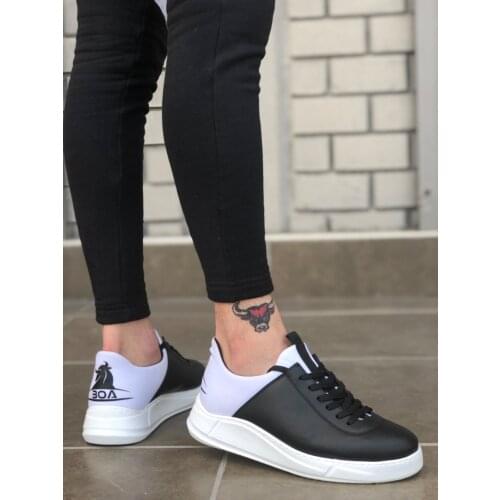 BA0031 Sneakers Casual Base Black White Casual Men 'S Shoes