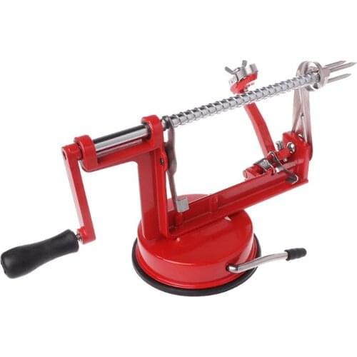 Stainless Steel 3 in 1 Apple Peeler Fruit Peeler Slicing Machine Apple Fruit Machine Peeled Tool