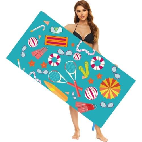 Tippet Quick-dry Bibble Towel Swim Sports Towel Quick-dry Portable Travel Beach Towel Large Size Beach Bath Towel Mat Aquatic