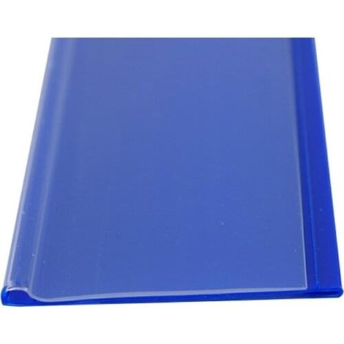 Clear PVC Data Label Holder Strip Plastic Price Tag Holder