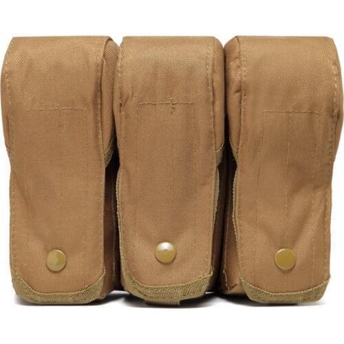 Tactical Triple AK Magazine Pouch Molle Airsoft Military Waist Bag Paintball Hunting Pistol Mag Holder Bags