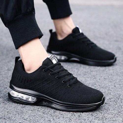 ZEEKSON Comfortable Mens Shoes Korean Style Trend All-match Casual Sports Shoes Mens Air Cushion Breathable Running Mens Shoe