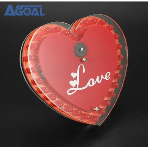 Heart-shaped LED Flash DIY Kit LOVE LED Lighting Kit parts kit Free Shipping