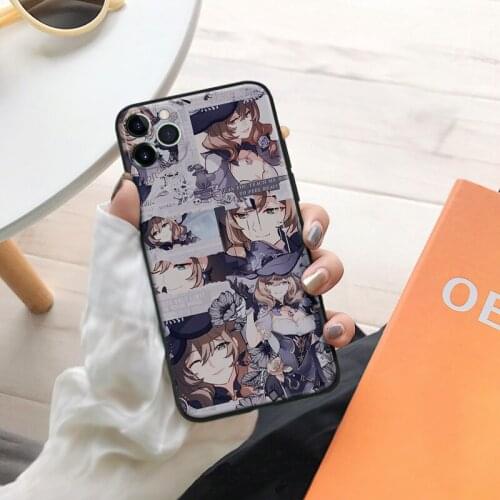 Lisa Genshin Impact fanart For IPhone Se 6 6s 7 8 Plus X XR XS 11 12 Mini Pro Max Glass TPU Soft Silicone Phone Case Cover Shell
