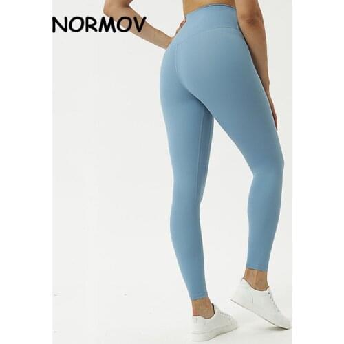 NORMOV 2021 Women Leggings Fitness Female Full Length Leggings 24 Colors Running Pants Comfortable And Formfitting Yoga Pants