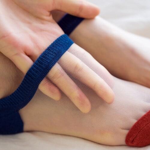 Women Silicone Non-slip Invisible Socks Cotton Summer Solid Candy Color Mesh Ankle Boat No Show Socks Thin Summer Slipper Soks