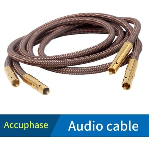 1 pair Accuphase hifi fever signal line audio line CD power amplifier through the machine line