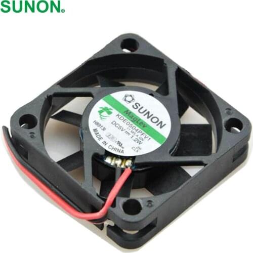 1pcs Maglev KDE0504PFV1 DC 5 V 1.2W 2 Alambres enfriamiento axial del inversor del servidor Ventiladores cooling fan