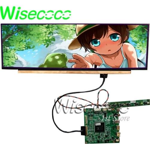 14 Inch 3840*1100 4k Stretched LCD Aida64 Display CPU GPU Information Sub Display Edp 30 Pins Controller Board Supermarket Ad