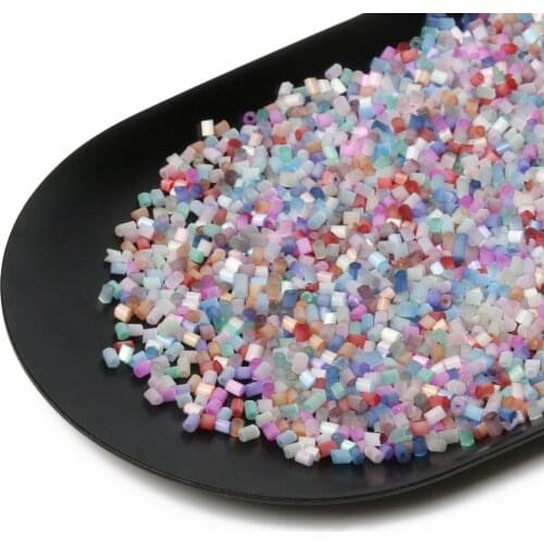 18g/lot Multicolor 2mm Opal Cat Eye Beads Czech Glass Spacer Beads for Needlework Jewelry Making Diy Handcraft Accessories