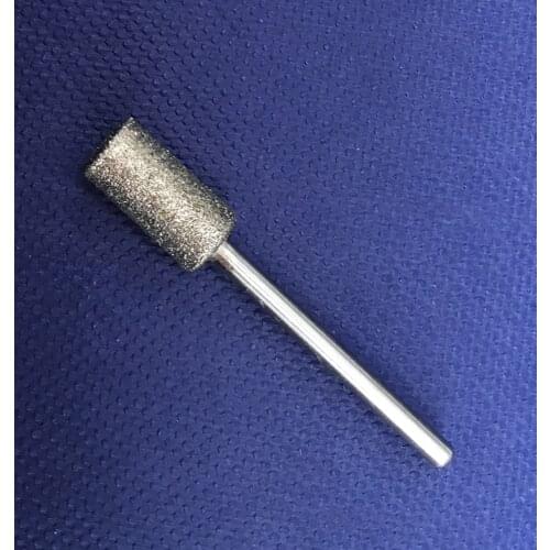 2018 New Hot 1pcs traditional polishing manicure pedicure cylinder diamond bit fortreatment of calluses Diamond Burr D-1