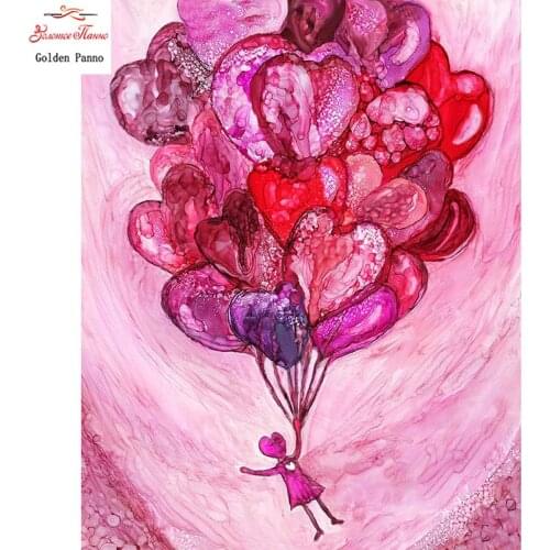 5D DIY diamond painting full square diamond mosaic Diamond embroidery Dream balloon diamond embroidery full display stitch