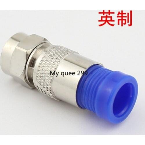 75f head 5-inch extruded all-copper digital cable connector f head extruded f-head satellite