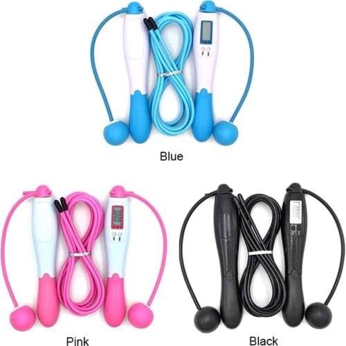 Anself smart electronic digital skipping rope calorie consumption professional Fitness body building exercise jump