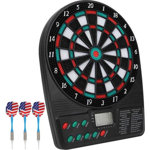 Automatic Scoring Dartboard Professional Electronic Dart Board Office Party Bar Games Entertainment Tool Soft Darts Target Board