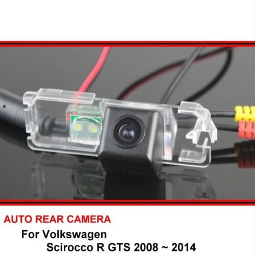 Car Reverse Camera For Volkswagen VW Scirocco R GTS 2008~2014 RearView Parking Backup Camera Night Vision Waterproof Wide Angle