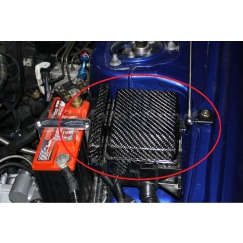 Car Accessories Carbon Fiber Fuse Box 2pcs Fit For 2008-2012 EVO X EVO 10 Fuse Box Cover Car-styling