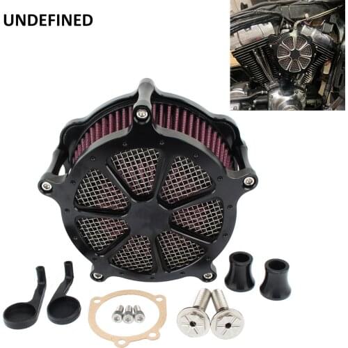 Black Air Filters CNC Motorcycle Air Cleaner Intake System Kits for Harley Sportster 883 XL 1200 Iron 883 48 72 1991-2021