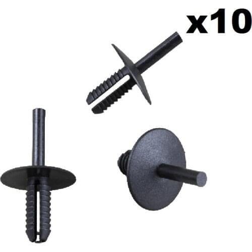 FOR BMW E32 E34 E36 E38 E39 E46 X5 Z3 Z4 Z8 PUSH RIVET BUMPER TRIM CLIPS x10