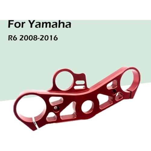 For Yamaha R6 2008-2016 Motorcycle Modified CNC Upper Connective Plate Faucet Steering Wheel Motorcycle Modification Accessories