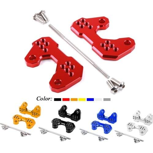 For Yamaha R3 YZF-R3 MT-03 MT03 Motorcycle CNC Pedal Accessories Motorbike Aluminum Alloy Rearset Base Foot Pegs Rear 2015 2016
