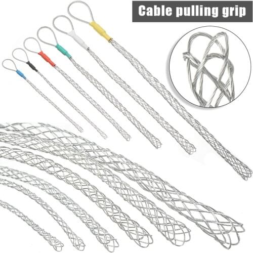 6 Colors Galvanizing Metal Cabl Pulling Socks Mesh Puller Tools Wire Grips Pull Net Cover Accessories Supplies