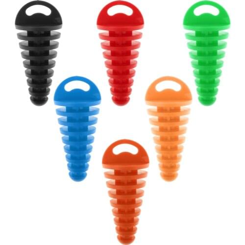 Motorcycle Exhaust Pipe Muffler Wash Plug Waterproof For Dirt Bike ATV Silencer Motocross Tailpipe Plug Move Blow-Down Silencer
