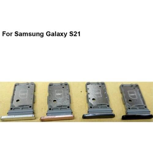Tested Good For Samsung Galaxy S21 SIM Card Tray Holder Carrier Nano Card Tray Slot Holder Replacement For Samsung Galaxy S 21