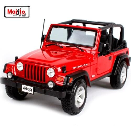 Maisto 1:18 JEEP WRANGLER RUBICON SUV Car Diecast Model Car Toy New In Box Free Shipping 31663