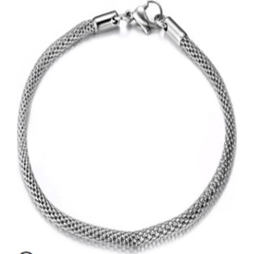 2021 Fashion And Korean Version Stainless Steel Material Temperament Accessories Simple Style Bracelet Suitable For Women