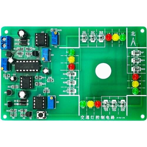 Traffic light control kit digital electronic circuit assembly and application skill competition experimental welding training