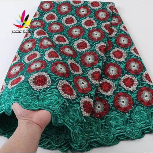 Latest Swiss Lace Fabric 2021 Swiss Voile Lace In Switzerland High Quality African Dry Cotton Voile Lace Fabric For Wedding