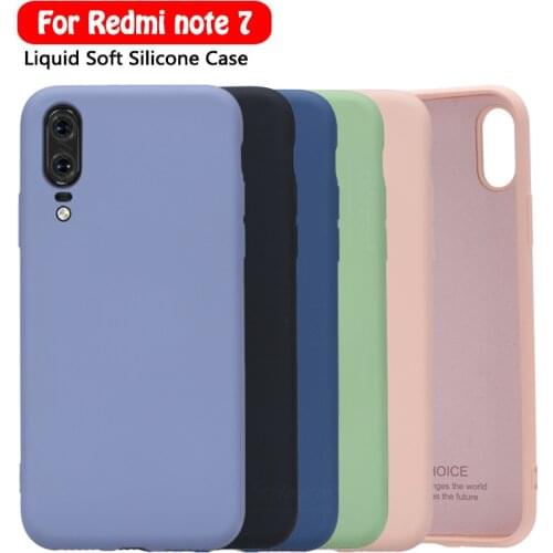 Original Liquid Silicone Case For Xiaomi Mi 8 9 SE 9T A3 LITE A2 MIX 2S Cover Thin Soft For Xiaomi Redmi Note 7 PRO Phone Case