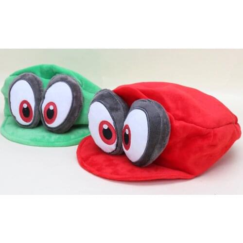 Hot Game Super Odyssey Cappy Hat Adult Anime Cosplay Super Bros Cap Plush Toy Dolls
