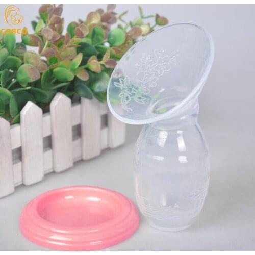 Hot Baby Feeding Manual Breast Pump Partner Breast Collector Automatic Correction Breast Milk Silicone Pumps
