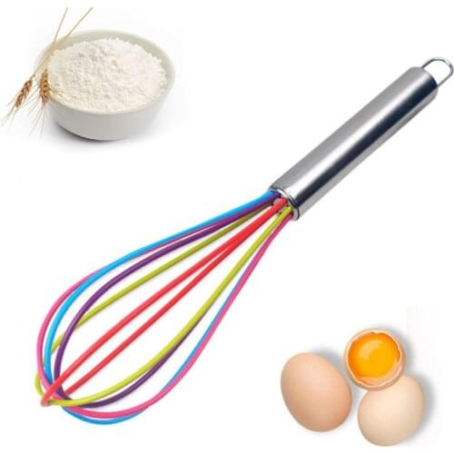 Manual Egg Beater Milk Drink Coffee Whisk Frother Foamer Stainless Steel Meterial Egg Tools Kitchen Baking Accessories
