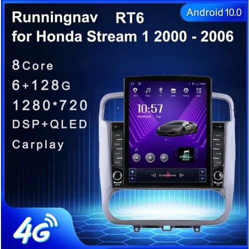 Runningnav For Honda Stream 1 2000 2001 2002 2003 2004-2006 Tesla Type Android Car Radio Multimedia Video Player Navigation GPS
