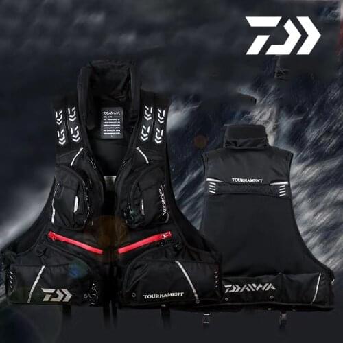 Daiwa DF-3104 Detachable Fishing Vest Breathable Fly Fishing Life Jacket Waterproof Windproof Outdoors Life Buoyancy Jacket