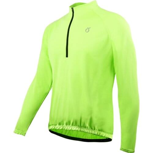Men Half Zipper Cycling Jerseys Bicycle Bike Shirt Long Sleeves MTB Bike Jerseys Ropa Ciclismo Racing Bike Jersey Quick Dry