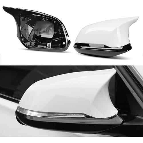 F90 M5 Look Replacement Carbon Fiber Side Mirror Cover For-BMW 5 Series G30 G38 6 Series GT G32 7 Series G11 G12 2017-2019 LHD