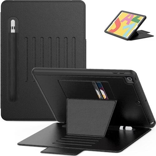 Smart Case For iPad 8th 7th generation 2020 2019 case 10.2 inch Auto Sleep&Wake Up Protective Cover with Adjustable Kickstand