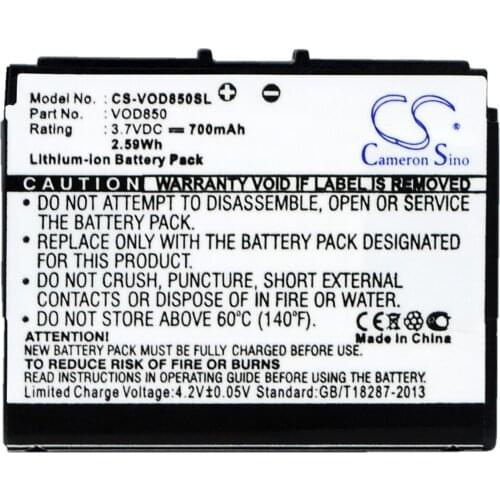 Cameron Sino Mobile SmartPhone Replacement Li-ion Battery 700mAh For T-mobile 850, VF850 Free Tools