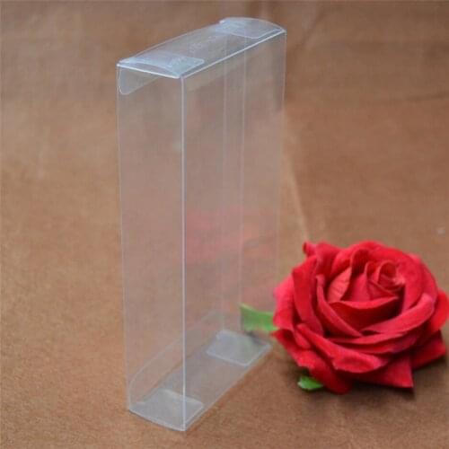 10pcs Small PVC Boxes for Packaging Mini Clear Plastic Transparent PVC Gift Packing Boxes
