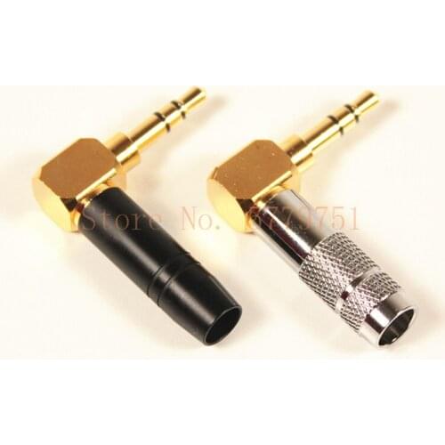 2pcs HIFI 3.5mm Stereo Three-Pin Plug
