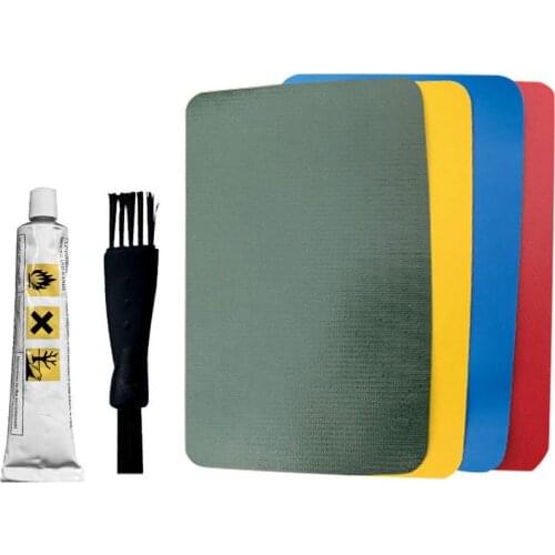 6PCS/Set PVC Repair Patch Glue Kit Inflatable Kayak Boat Bouncy Castle Accessories Leather Sofa Rubber Dinghy Repair Tool