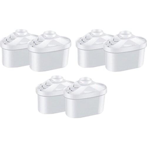 6Pcs/Set Replacement Filter Compatible for Brita, Siemens, Joyoung,Activated Carbon Water Filter for Brita Water Pitcher