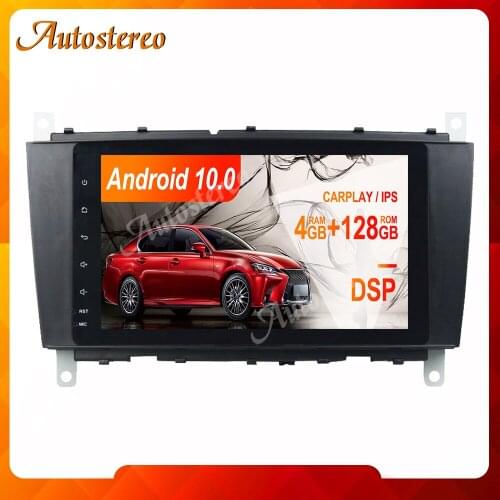 Android 9 8 Core Car No DVD Player GPS Map Navigation For Mercedes Benz C-Class W203 CLC G Class Head Unit Multimedia Player DSP