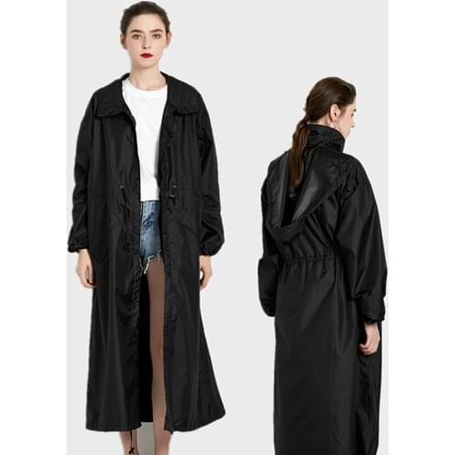 Long thin raincoat men women/female ponchos waterproof pullover womens breathable rain coat jacket chubasquero mujer